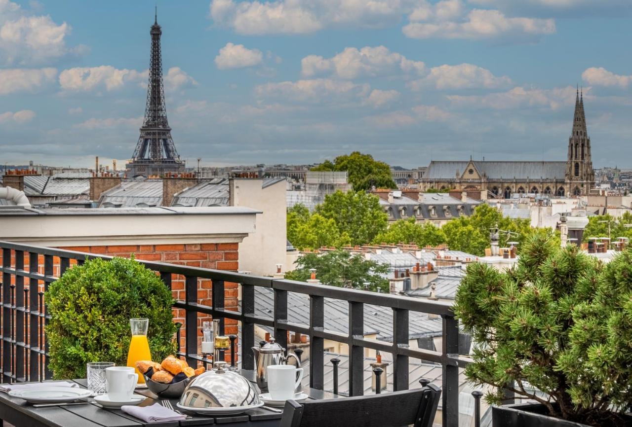 Hotel Pont Royal Paris Luaran gambar View from the rooftop